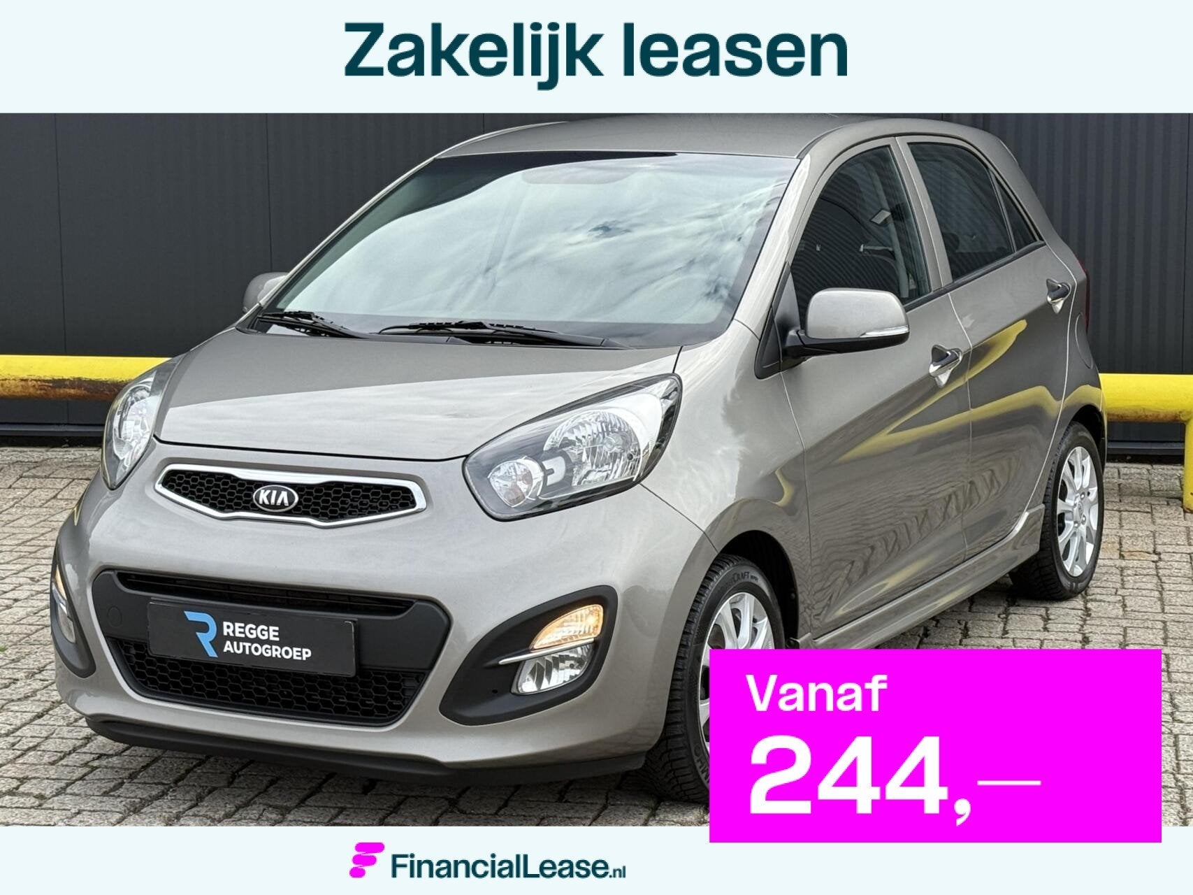 Kia Picanto 1.2 CVVT BusinessLine STOELVERWARMING, Voorwielaandrijving, Gebruikt, 4 cilinders, Bruin