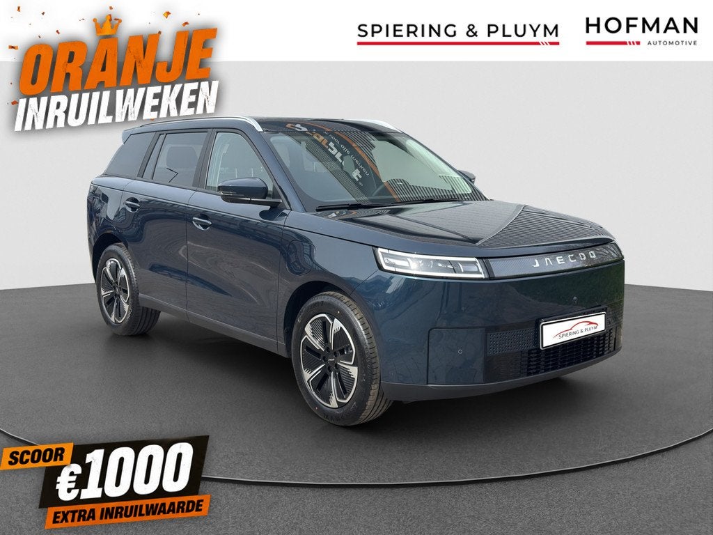 Jaecoo 5 Ev Exclusive 61 kWh | 402km WLTP | Panodak | Leer |, Auto's, Overige Auto's, 402 km, Blauw, Leder, Nieuw