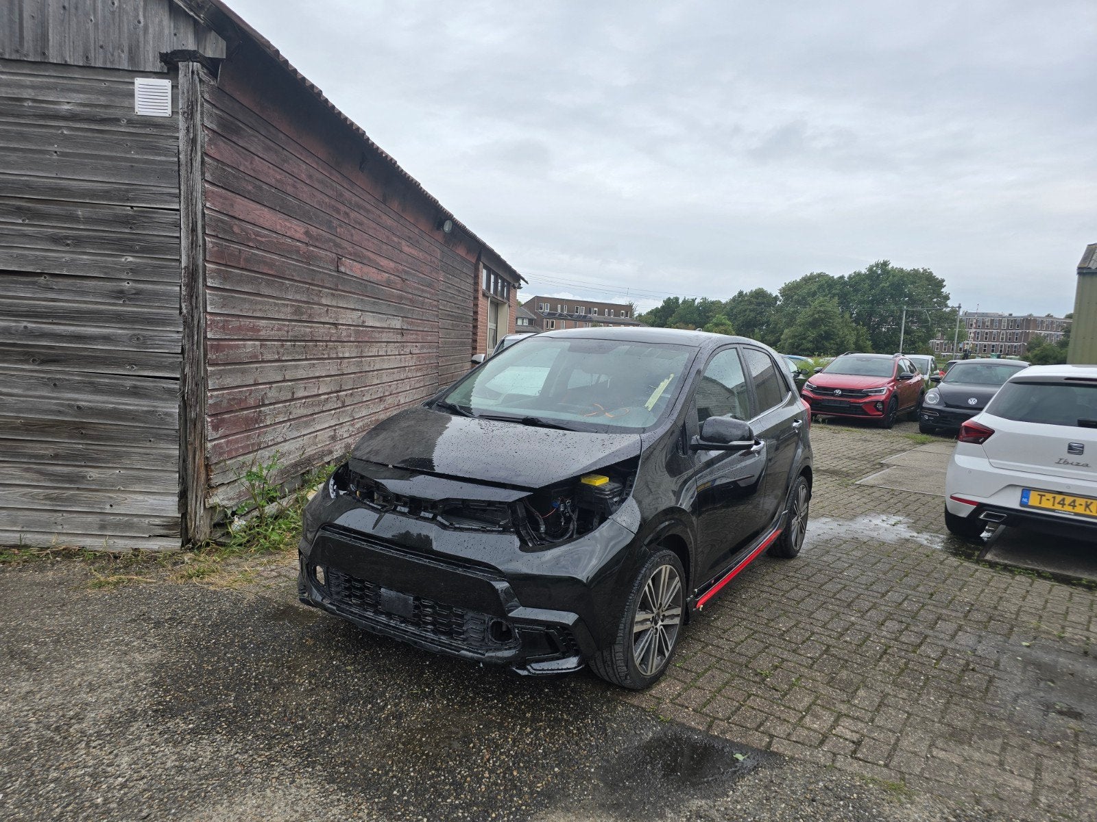 kia picanto gt line bomvol, Zwart, Leder, Handgeschakeld, Picanto