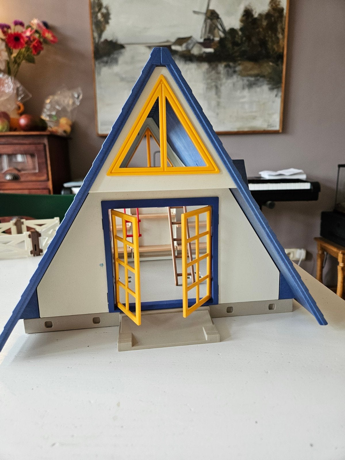 Playmobil A-frame huisje / vakantiehuisje, Ophalen, Gebruikt, Jongen of Meisje