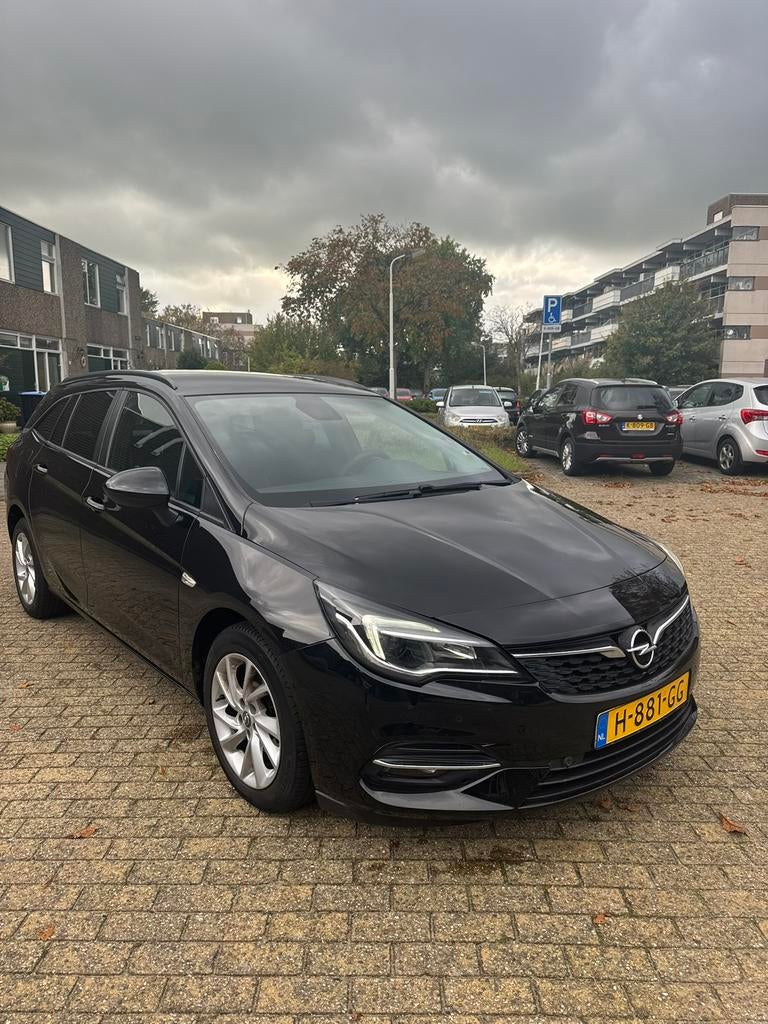 Opel Astra 1.2 Turbo 110pk Start/stop 2020 Zwart, Auto's, Voorwielaandrijving, 1199 cc, Zwart, Origineel Nederlands