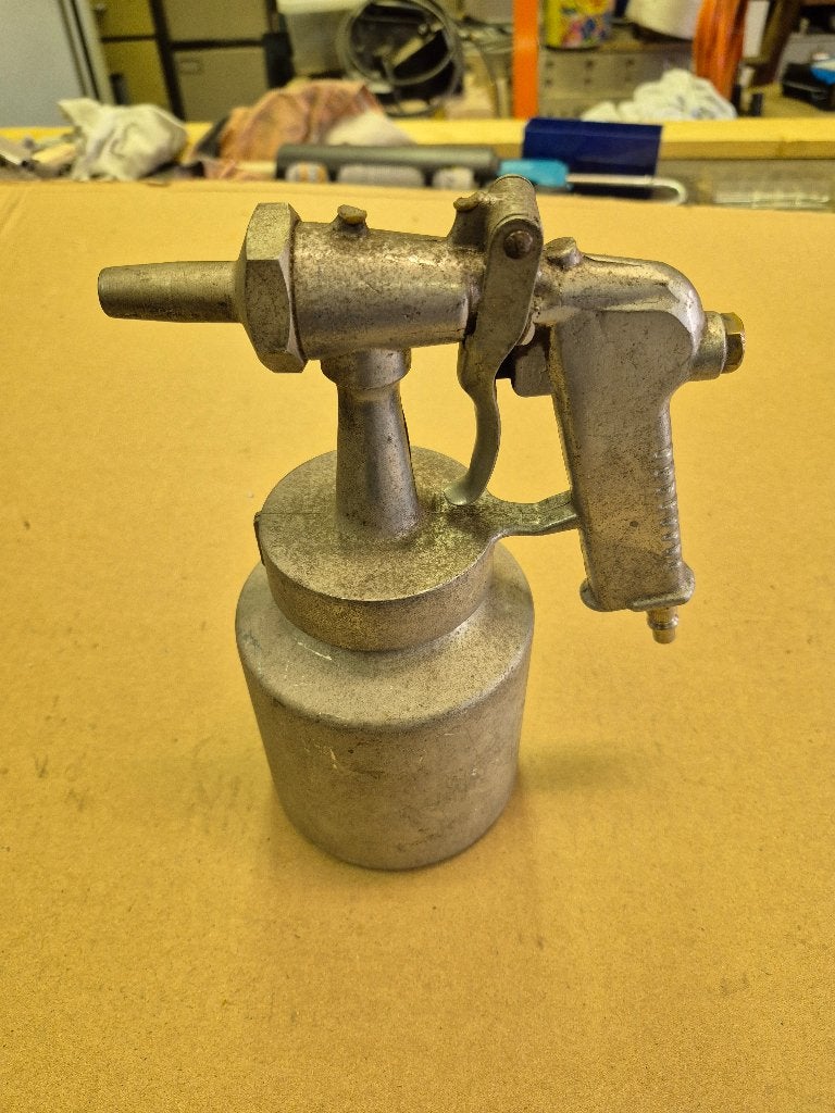 Zandstraal pistool, Doe-het-zelf en Verbouw, Minder dan 25 liter, Ophalen of Verzenden, Gebruikt, Minder dan 200 liter/min
