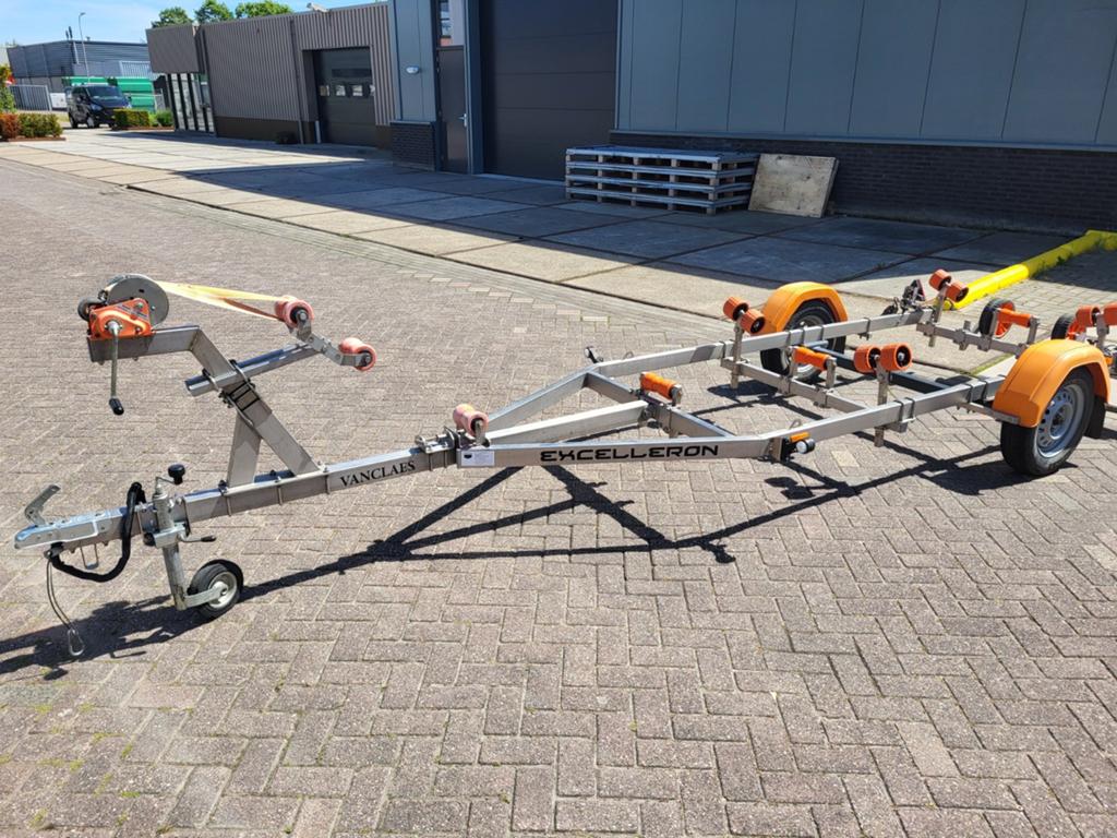 Vanclaes Excelleron RVS 750kg kanteltrailer, Ophalen, Zo goed als nieuw, Minder dan 6 meter