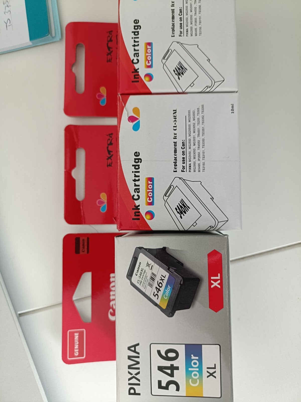Canon CL-546XL Kleuren Inktcartridge + 2 Extra Cartridges, Ophalen, Nieuw