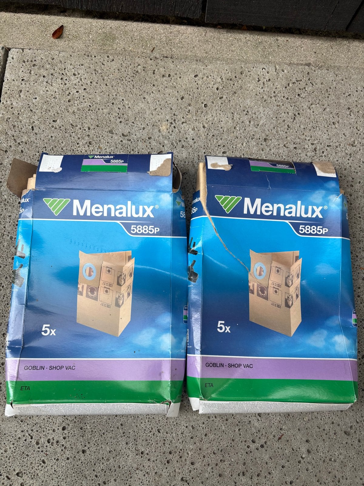 Menalux 5885P stofzuigerzakken voor Goblin Shop Vac (2x5 stu, Overige merken, Nieuw, Industriële stofzuiger, Ophalen