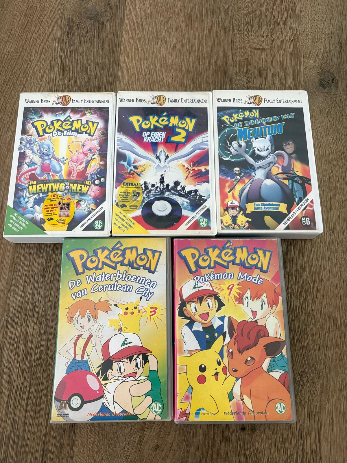 Pokémon VHS Banden - Origineel en Werkend, Alle leeftijden, Ophalen of Verzenden, Gebruikt, Actie en Avontuur