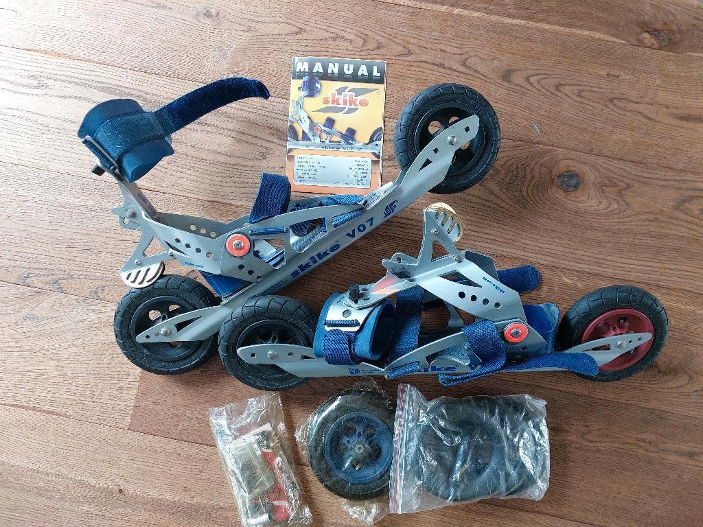 Skike V07 Nordic Skates Zilver, Sport en Fitness, Skeelers, Ophalen of Verzenden, Gebruikt, Overige typen, Overige merken