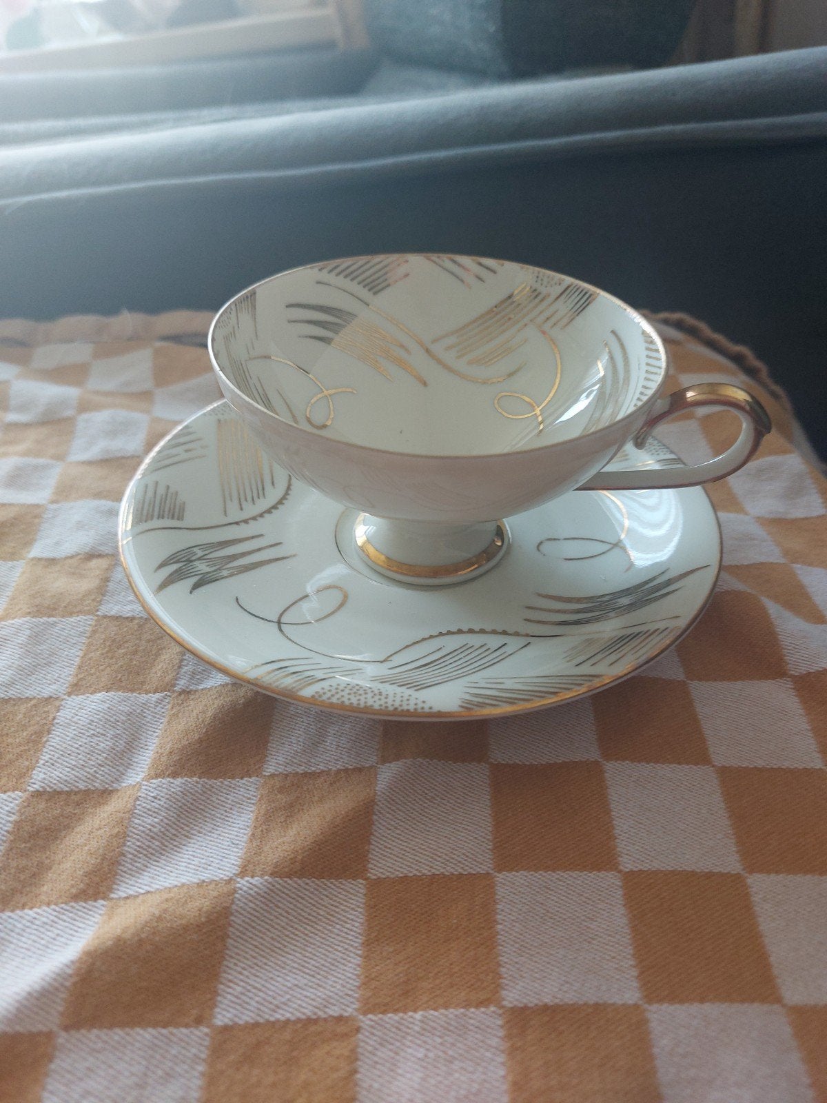 Antieke / vintage kop en schotel, Ophalen of Verzenden