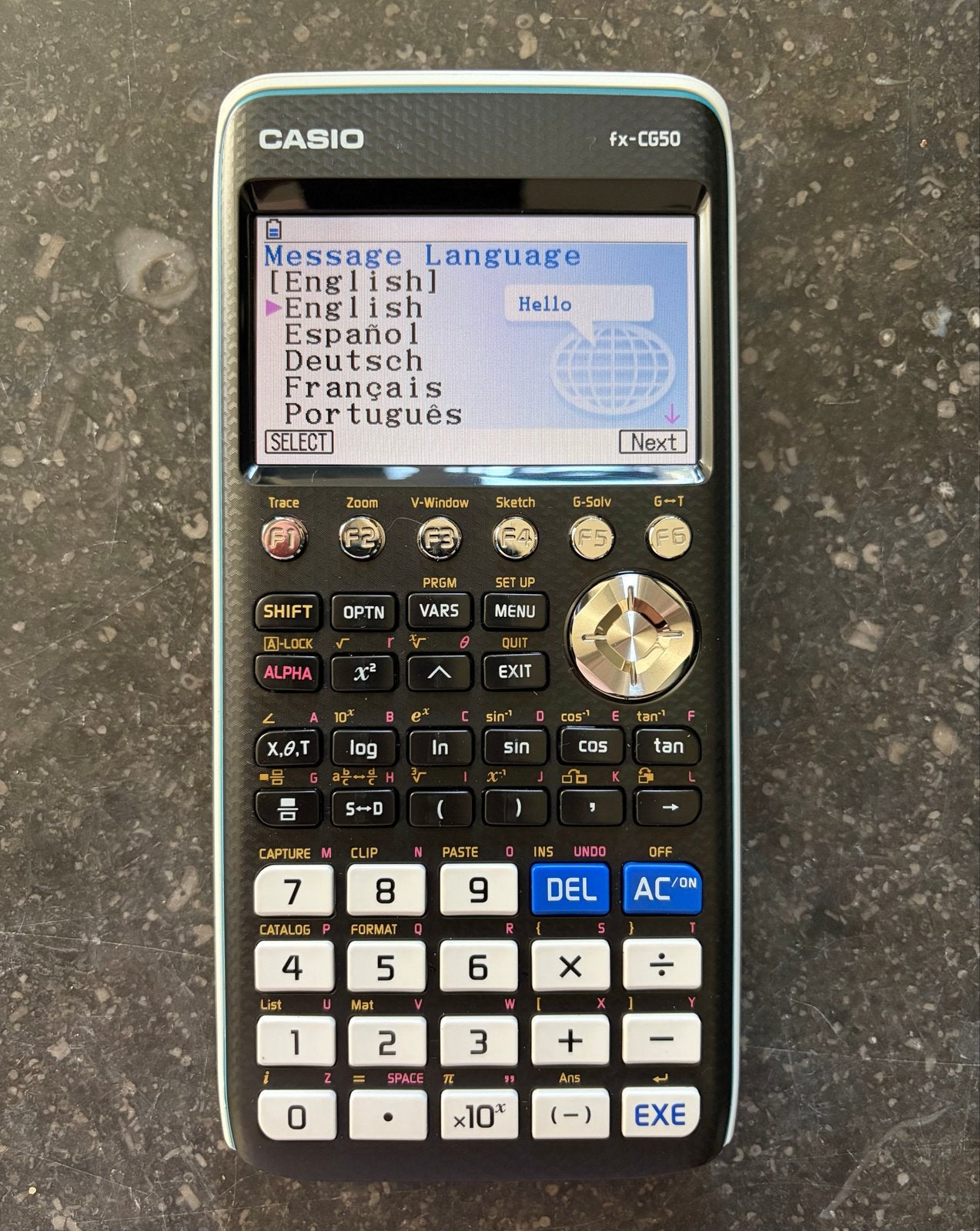Casio fx-CG50 grafische rekenmachine, Ophalen of Verzenden, Grafische rekenmachine, Gebruikt