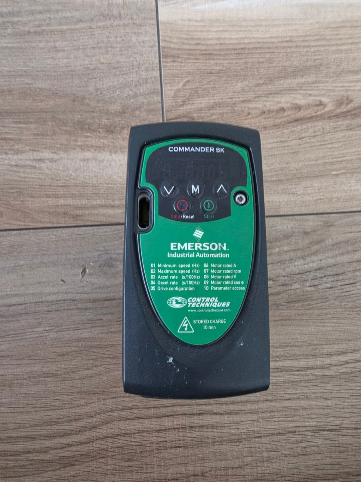 Emerson Comander SK 1 fase frequentieregelaar 0.75 kW, Gebruikt, ., Ophalen of Verzenden, Emerson