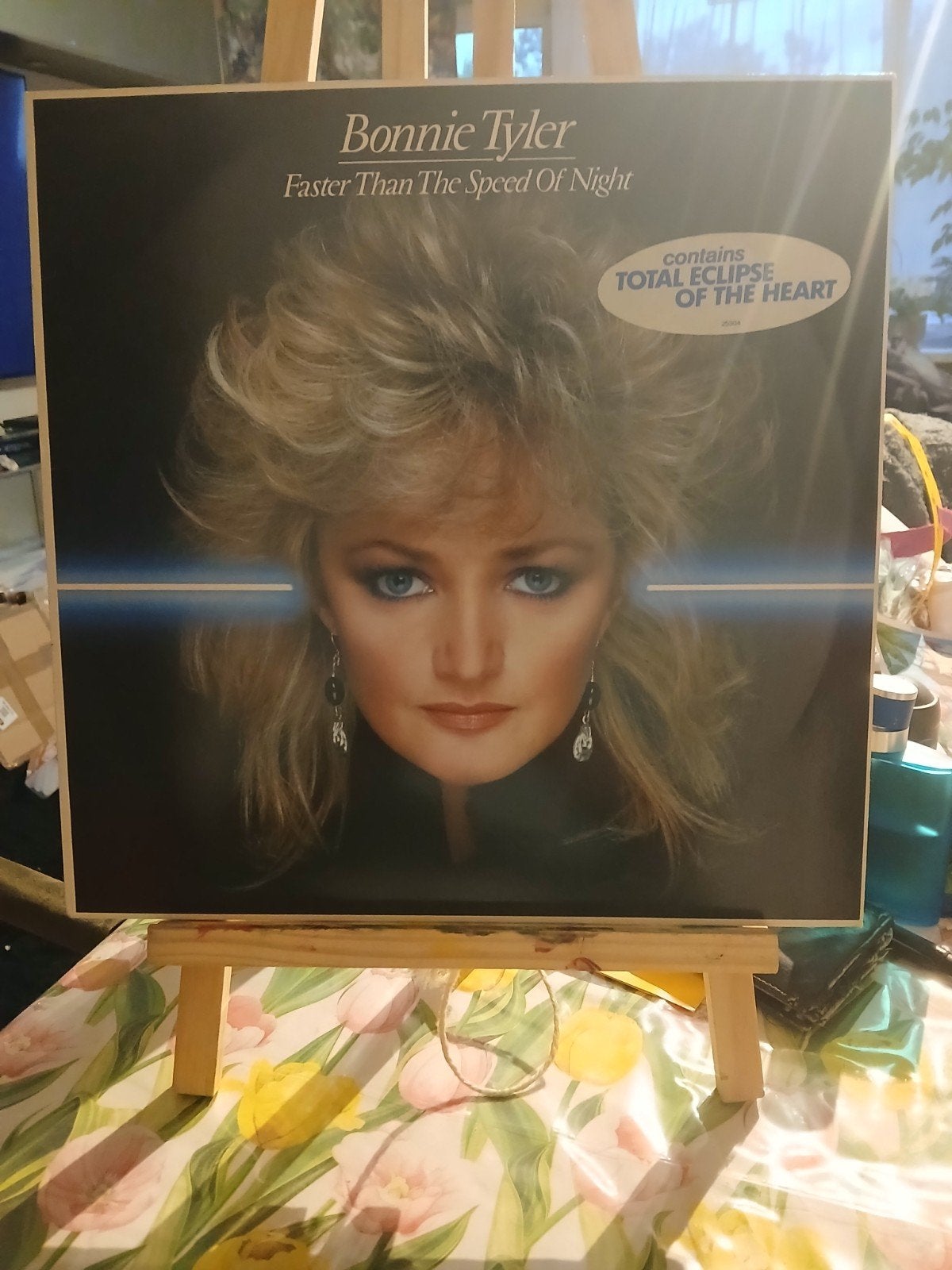 Bonnie Tyler - Faster Than The Speed Of Night LP, Cd's en Dvd's, Vinyl | Pop, LP, Gebruikt, Pop, Ophalen of Verzenden