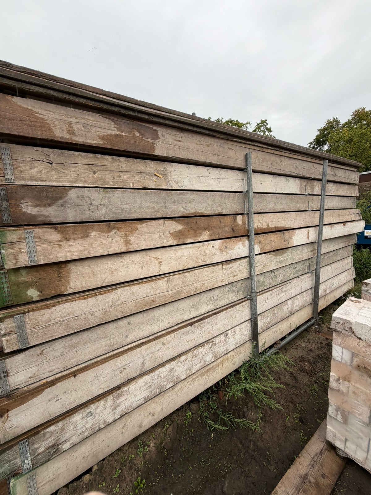 Steigerplanken, 150 stuks hele lengtes inclusief opslagbok, Ophalen, Gebruikt, Gevelsteiger, 5 meter of hoger