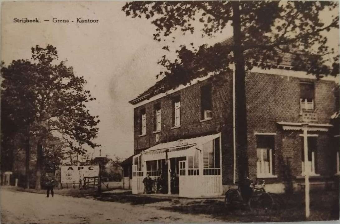Strijbeek (Noord-Brabant) ca. 1910 - Grenskantoor, Ophalen of Verzenden, Voor 1920, Gelopen, Noord-Brabant