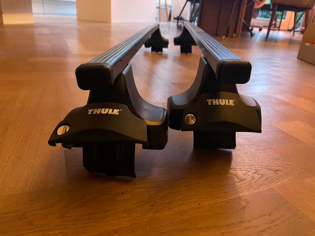 Thule Dakkoffer Drager, Glad Dak (Volvo V60), Ophalen, Gebruikt