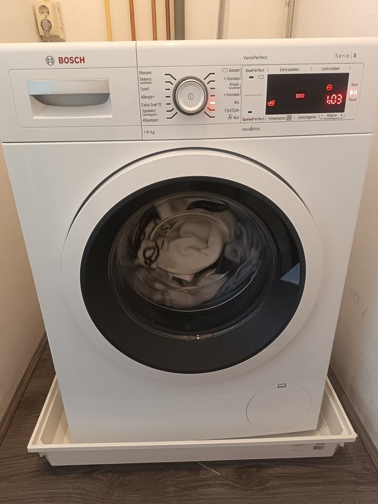 Bosch Serie 8 VarioPerfect, Ophalen, 1200 tot 1600 toeren, Gebruikt, 8 tot 10 kg