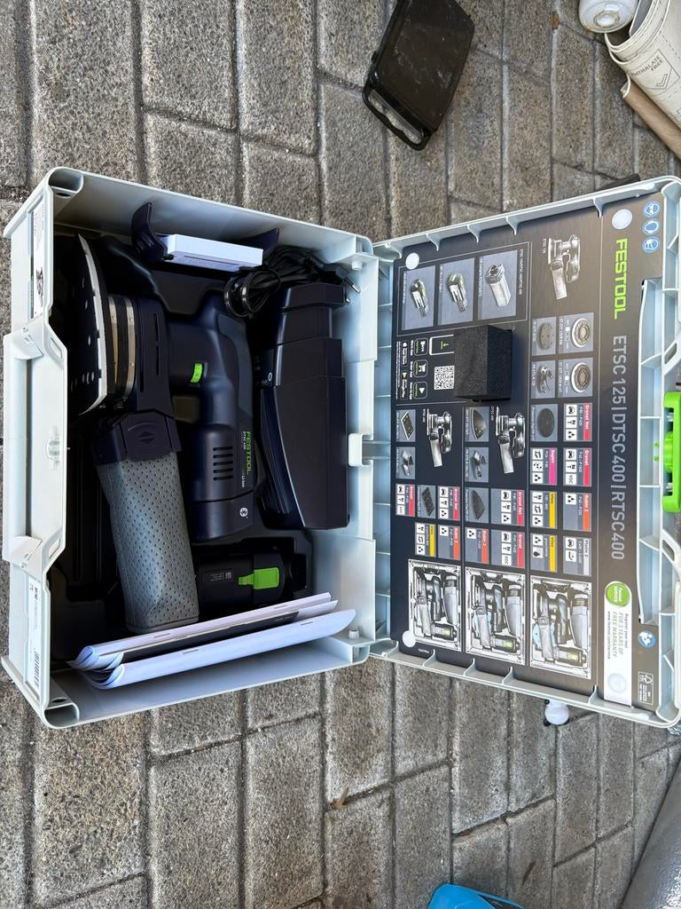 Nieuwe Festool schuurmachine DTSC 400 3,0 I-Plus, Ophalen, Nieuw, Minder dan 600 watt, Overige typen