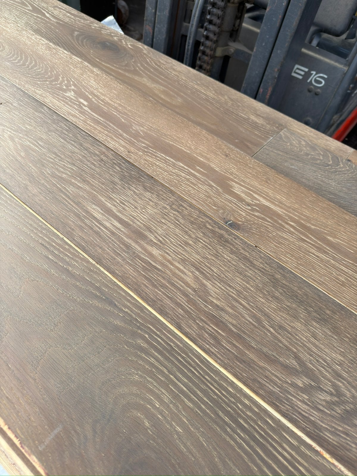 Eiken multivloer  128 m2 NIEUW 18 cm breed 1,4cm dik top 4mm, Ophalen, Nieuw, Vloerdelen of -planken, 10 m² of meer