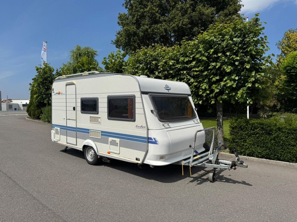 Hobby Excellent 400 SF Mover,voortent, Caravans en Kamperen, Caravans, Schokbreker, Hobby, Bedrijf, Treinzit
