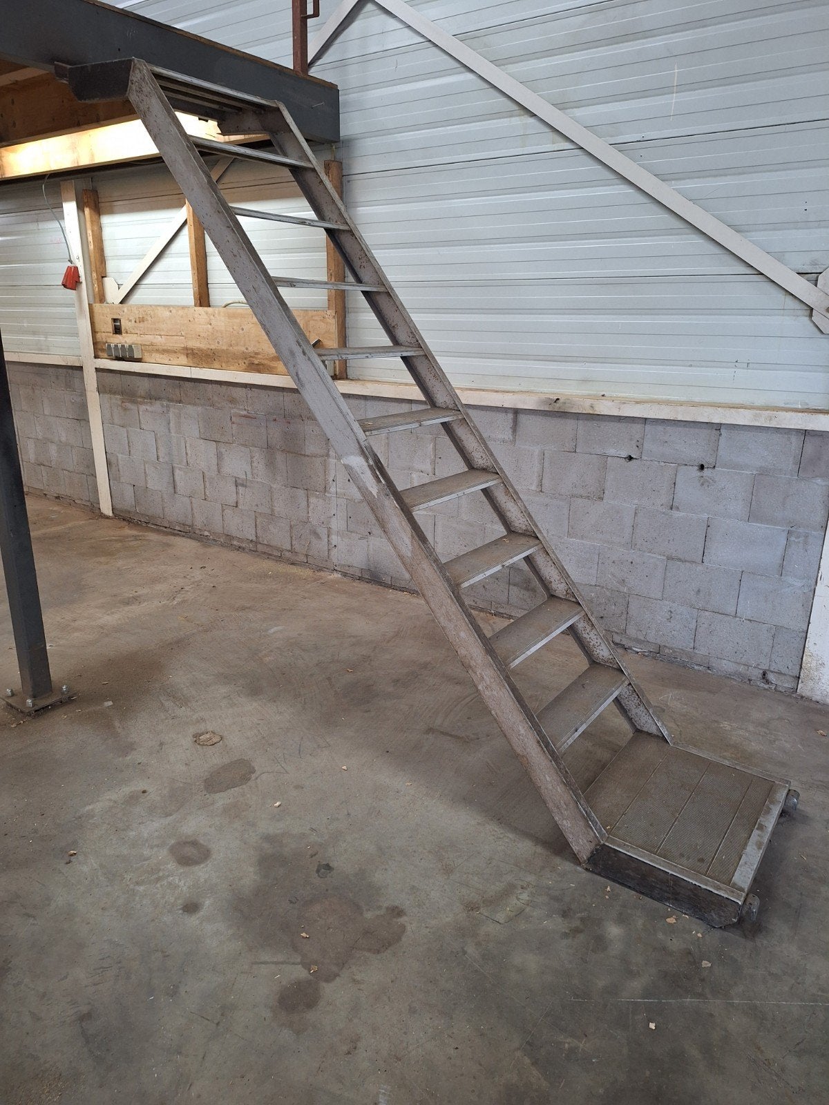 Stevige aluminium trap, Ophalen, Gebruikt, Trap, 2 tot 4 meter