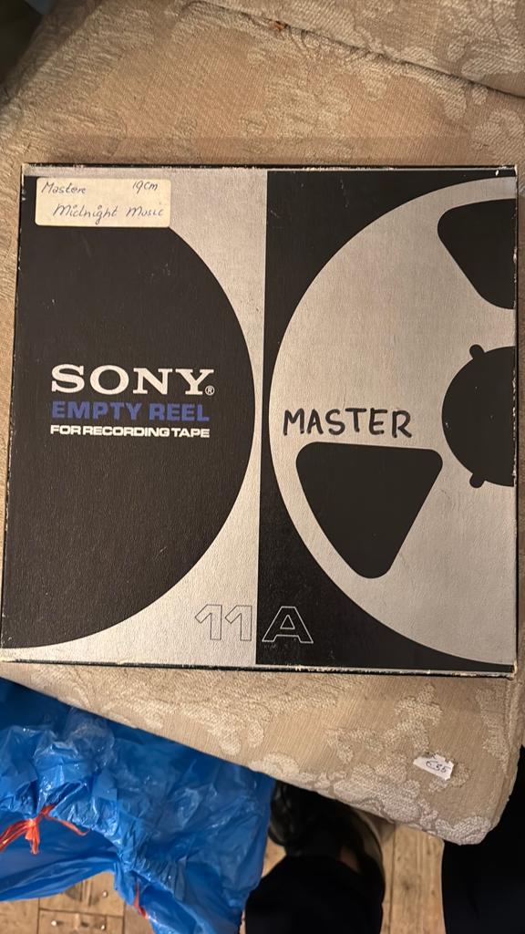 Vintage Sony R-11A lege aluminium bandspoel 26 cm in doos, Ophalen of Verzenden, Onderdeel