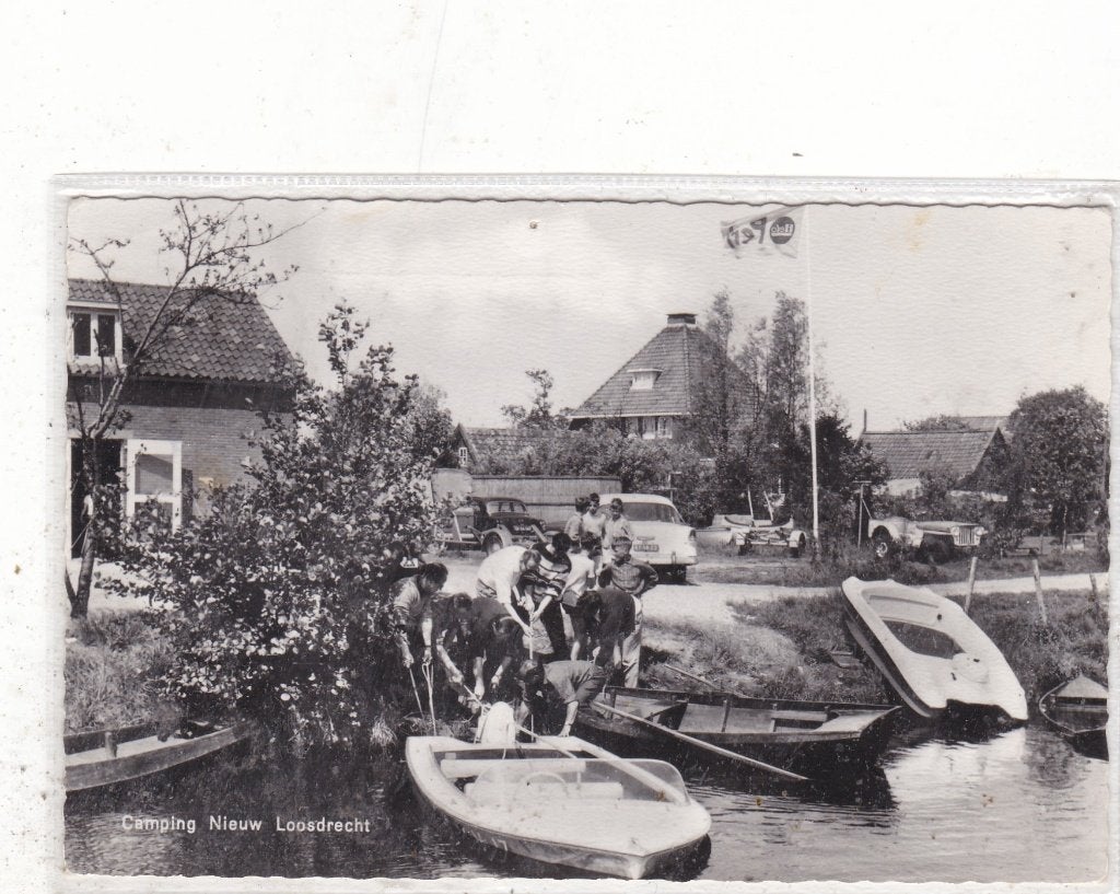 Nieuw Loosdrecht-Camping 1964, Ophalen of Verzenden, 1960 tot 1980, Gelopen, Utrecht