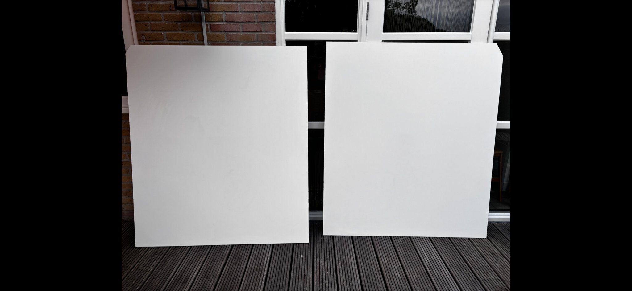 2 nieuwe Trespa platen 130,5x150,3 + 130,5x148,5  6mm, Doe-het-zelf en Verbouw, Platen en Panelen, Ophalen, Nieuw, HPL, Minder dan 20 mm