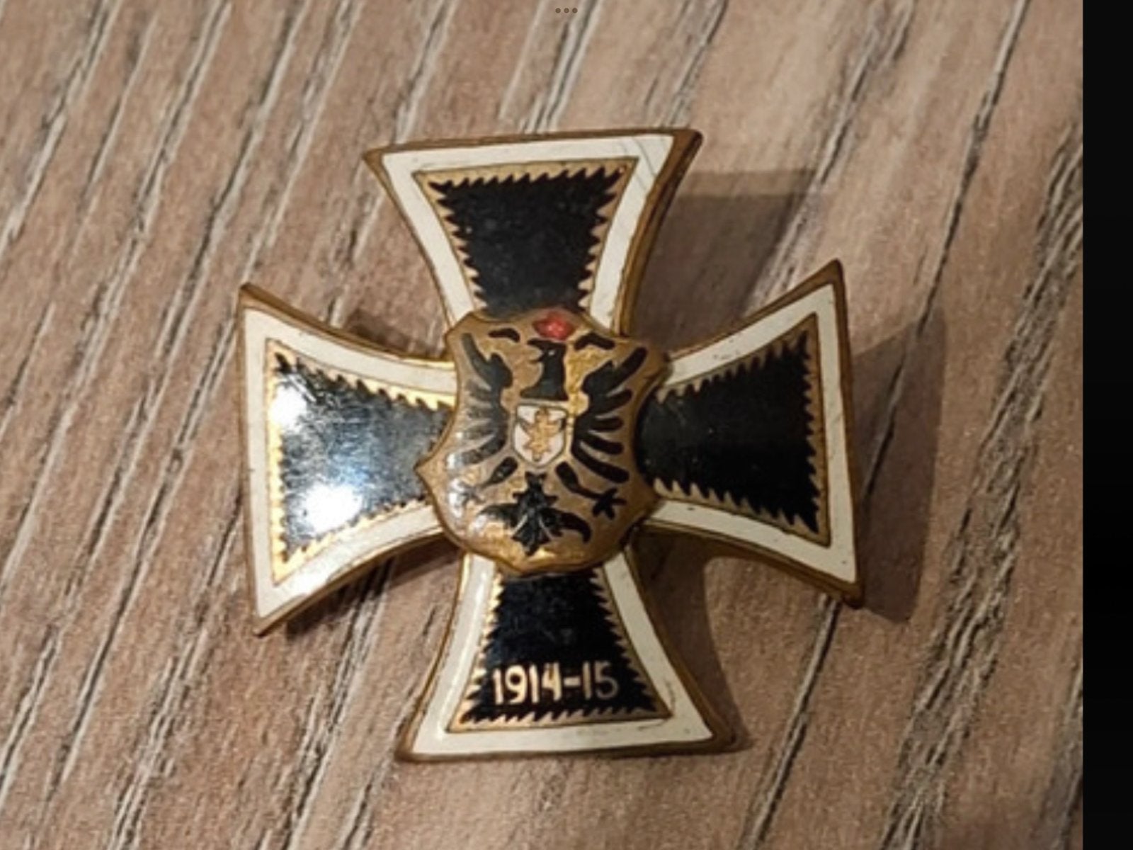 Kappenadzeichen 1914 - 15, Ophalen of Verzenden, Overige soorten, Overige gebieden, Lintje, Medaille of Wings