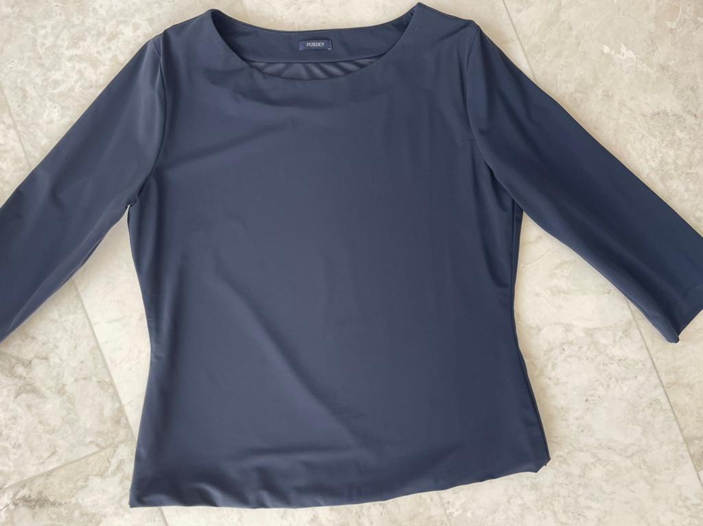 Purdey top met drie/kwart mouw, maat 40, kleur blauw, Kleding | Dames, Verzenden, Gedragen, Maat 38/40 (M), Blauw
