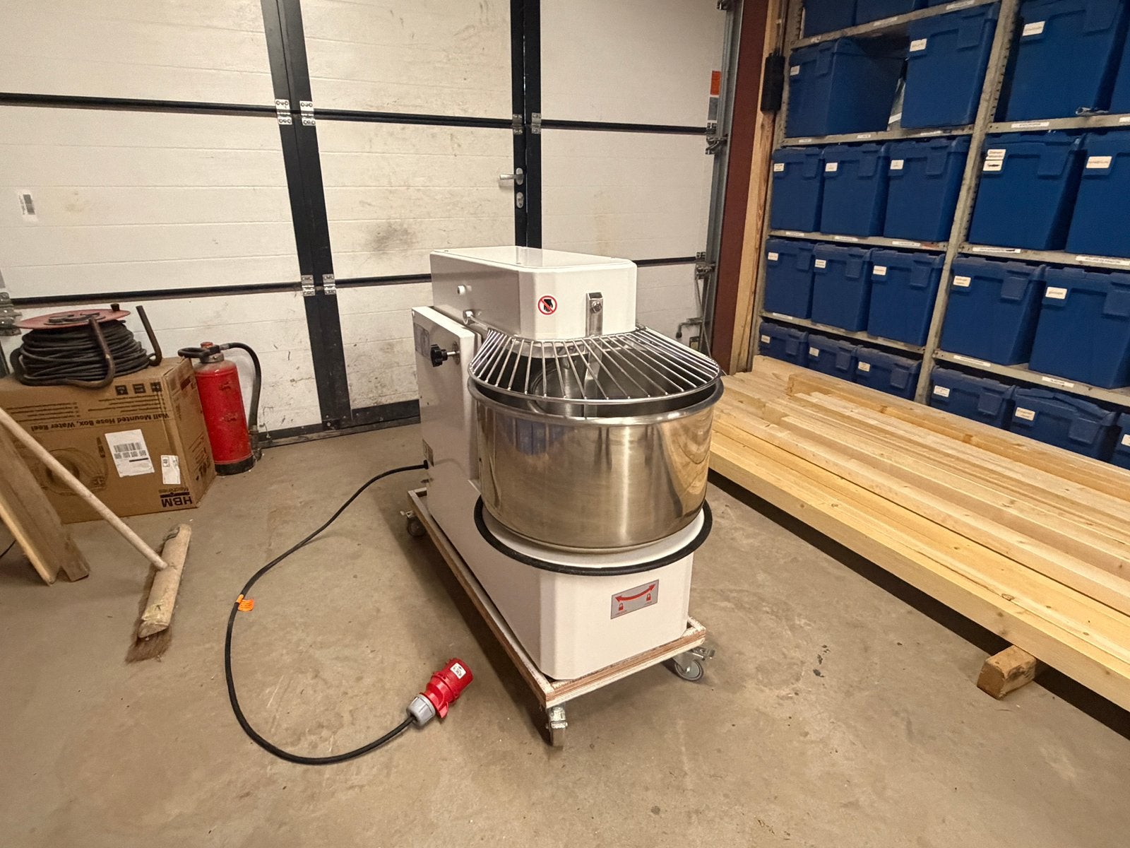 HCB spiraalmenger 40L, Ophalen, Gebruikt, Bakkerij en Slagerij