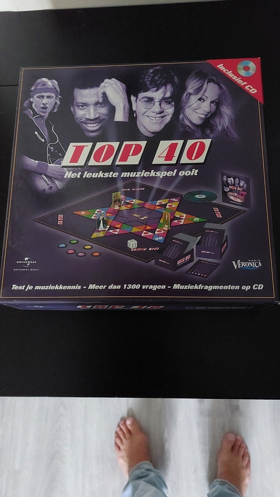 Top 40 Muziekspel - Test je muziekkennis!, Hobby en Vrije tijd, Drie of vier spelers, Ophalen of Verzenden, Gebruikt, Universal Music / Veronica