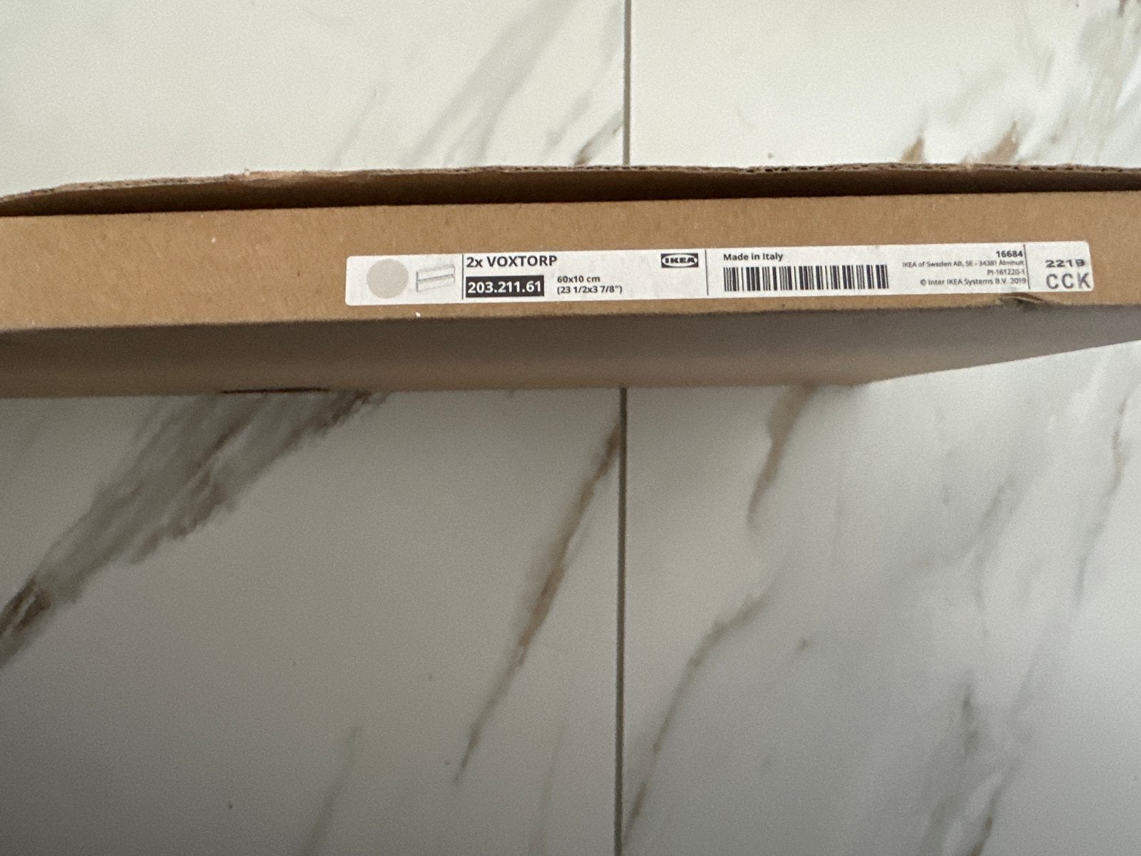 2x IKEA VOXTORP fronten 60x10 cm, nieuw in doos, Ophalen, Nieuw