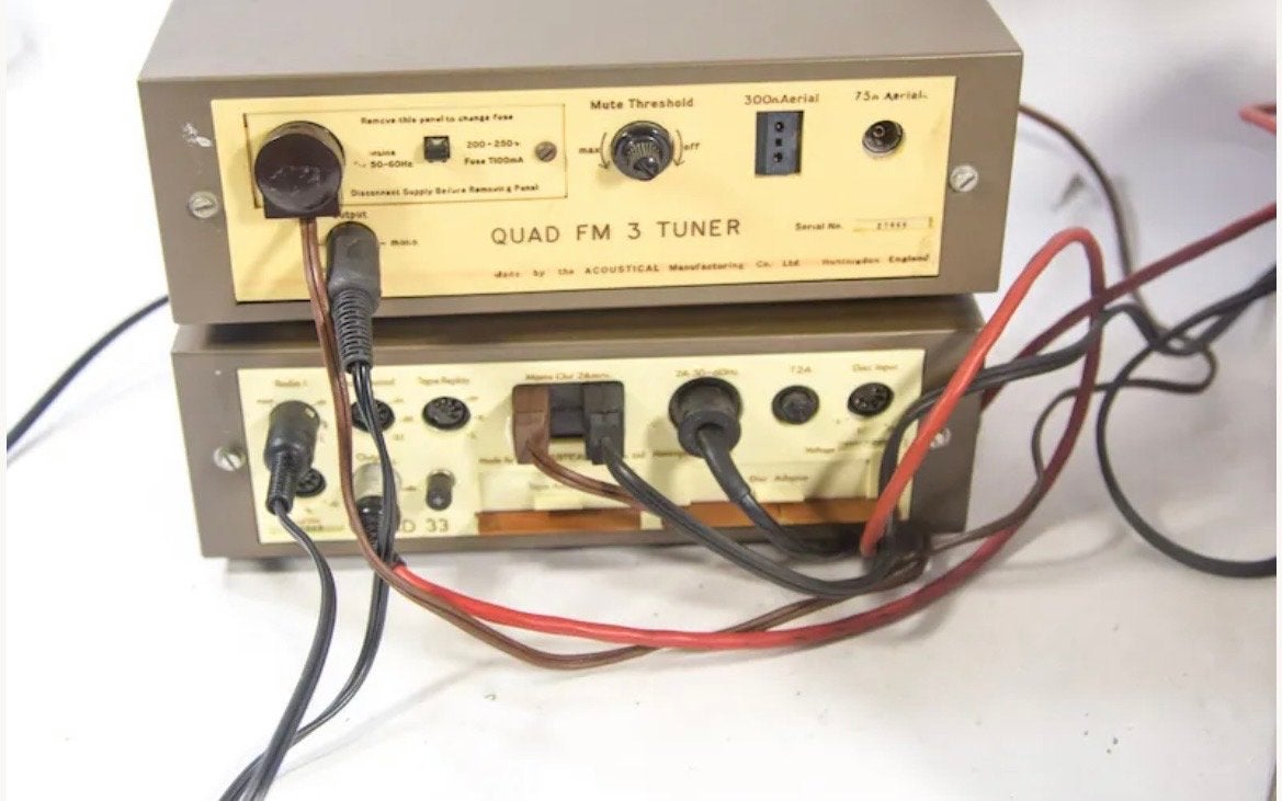 Quad 33/303 versterker en FM3 tuner - Refurbished, Refurbished, Ophalen, Overige merken, Minder dan 60 watt