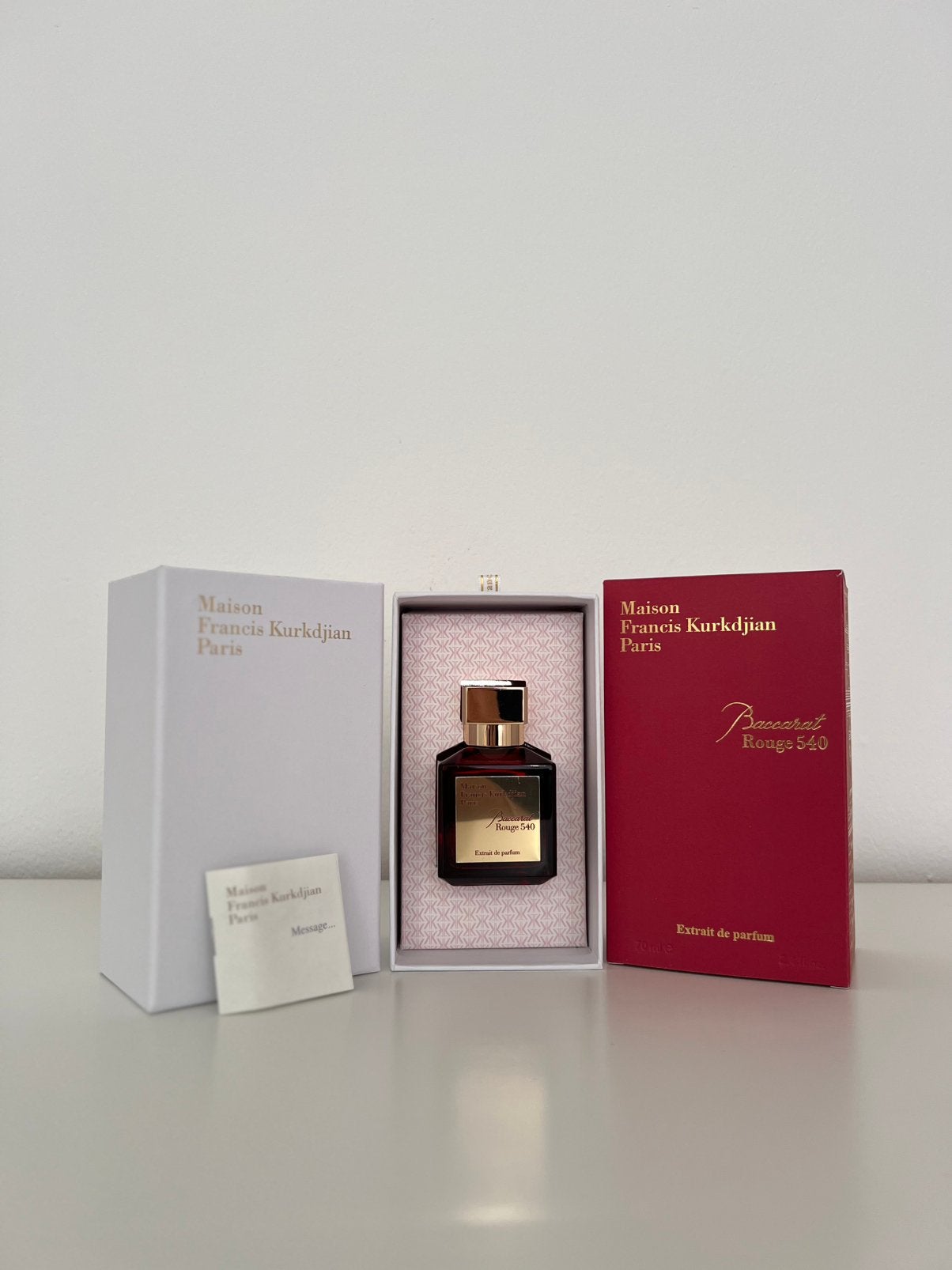 Maison Francis Kurkdjian Baccarat Rouge 540 70ml, Ophalen of Verzenden, Zo goed als nieuw, Parfumfles, Gevuld
