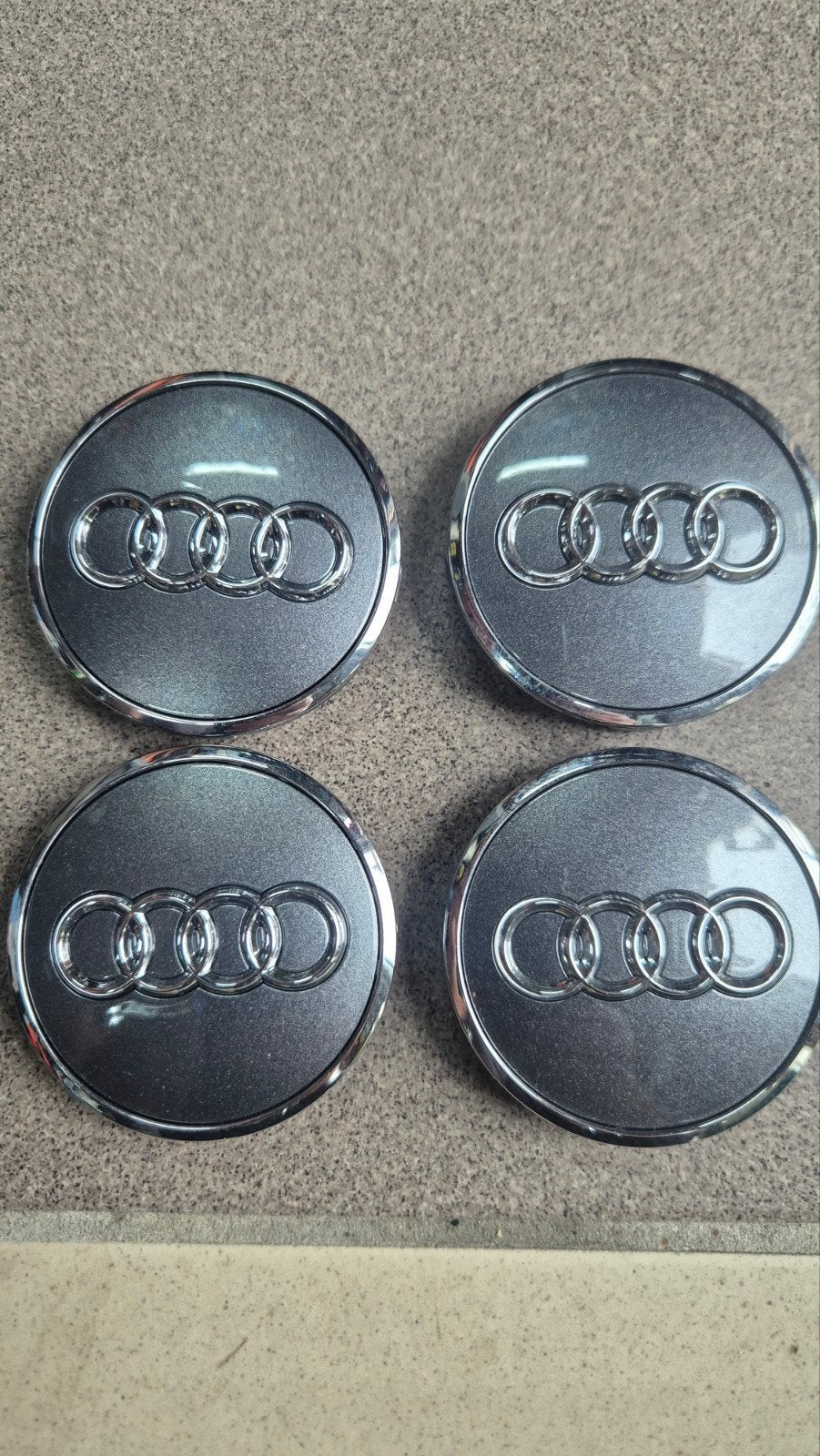 Audi Naafdoppen - Set van 4, Ophalen of Verzenden, Gebruikt