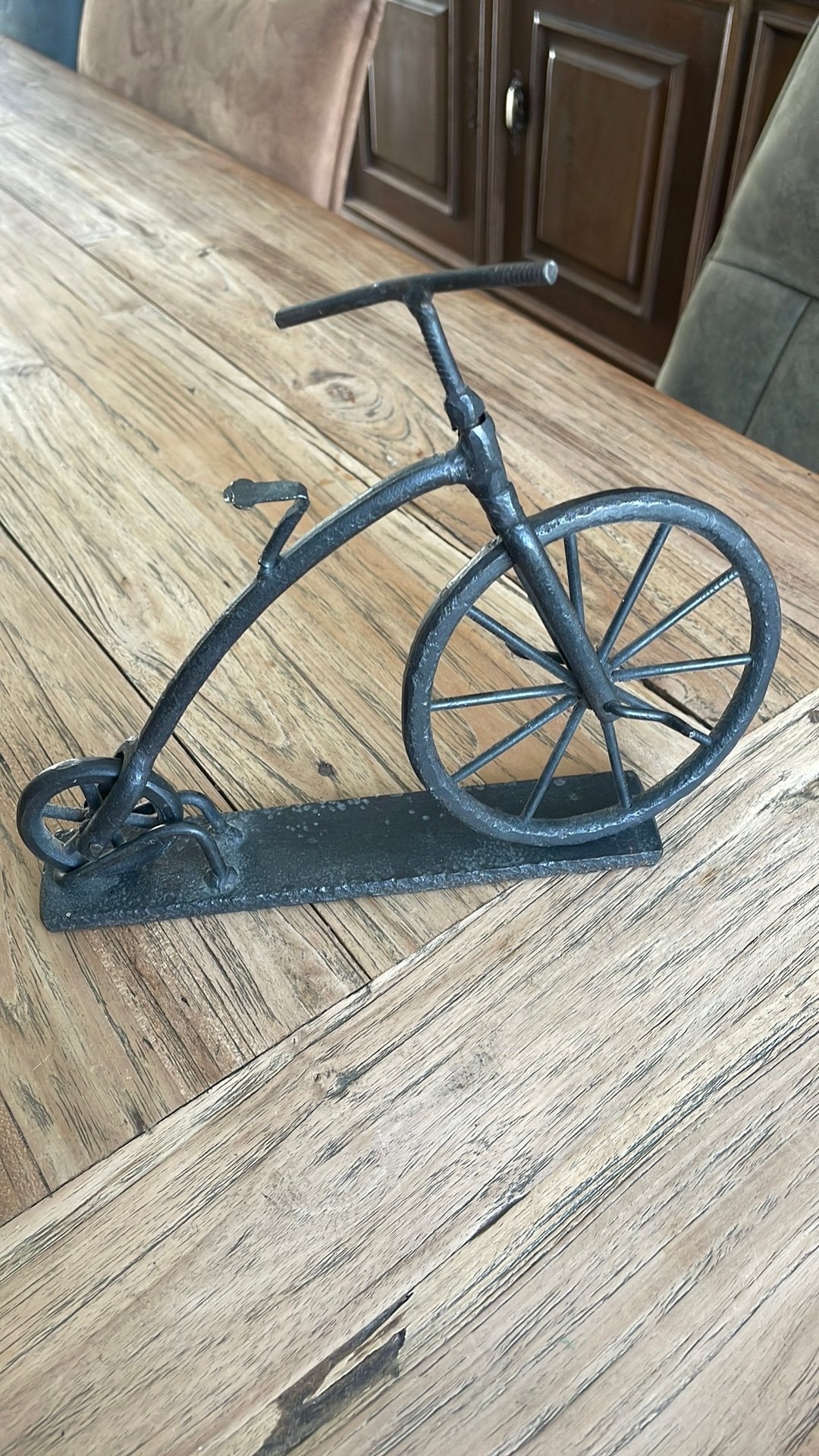 Fiets velocipéde zwaar, Ophalen