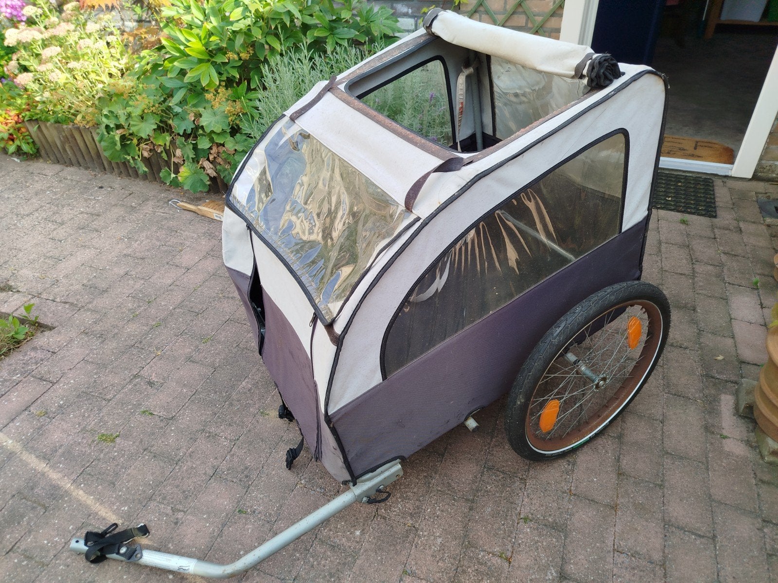 honden fiets kar, ook geschikt voor grote honden, Ophalen, Gebruikt, Opvouwbaar, 20 tot 40 kg
