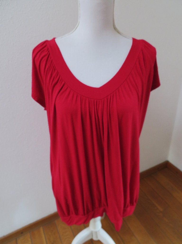 Q56 apart shirt rood maat 48/50, Kleding | Dames, Ophalen of Verzenden, Zo goed als nieuw, Rood, Shirt of Top
