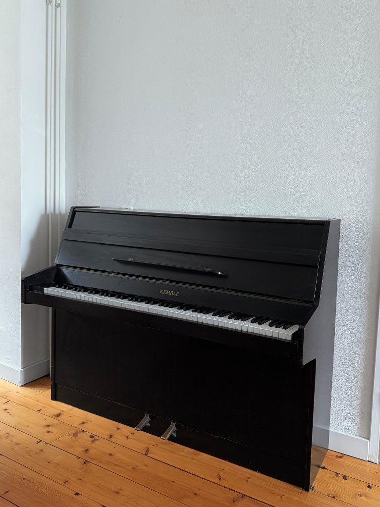 Kemble Piano - Zwart - Nette staat, Muziek en Instrumenten, Ophalen, Gebruikt, Zwart, Piano