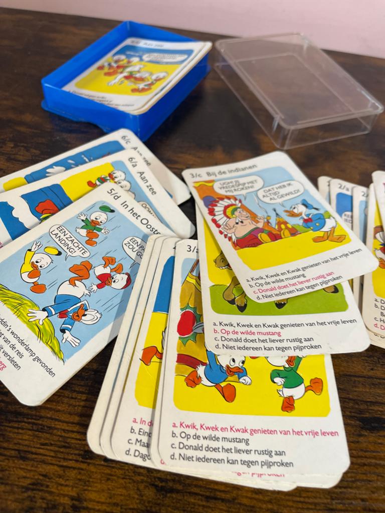 Kwartet oude speel, Ophalen of Verzenden, Gebruikt, Kwartet(ten)
