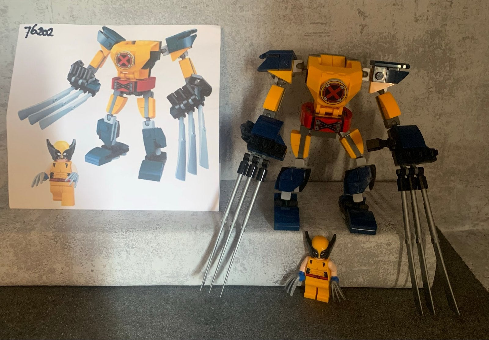 LEGO Marvel Avengers Wolverine Mech Armor 76202, Ophalen of Verzenden, Zo goed als nieuw