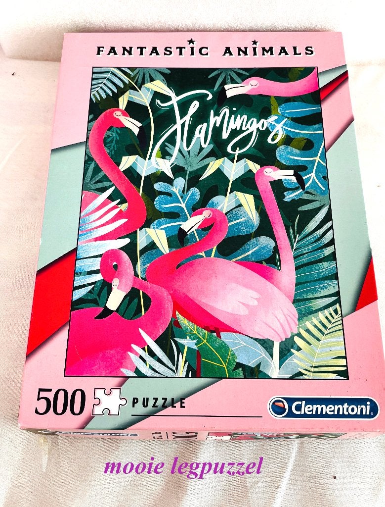 Clementoni Legpuzzel 500 st Flamengo Leg Puzzel, Ophalen, 500 t/m 1500 stukjes, Nieuw