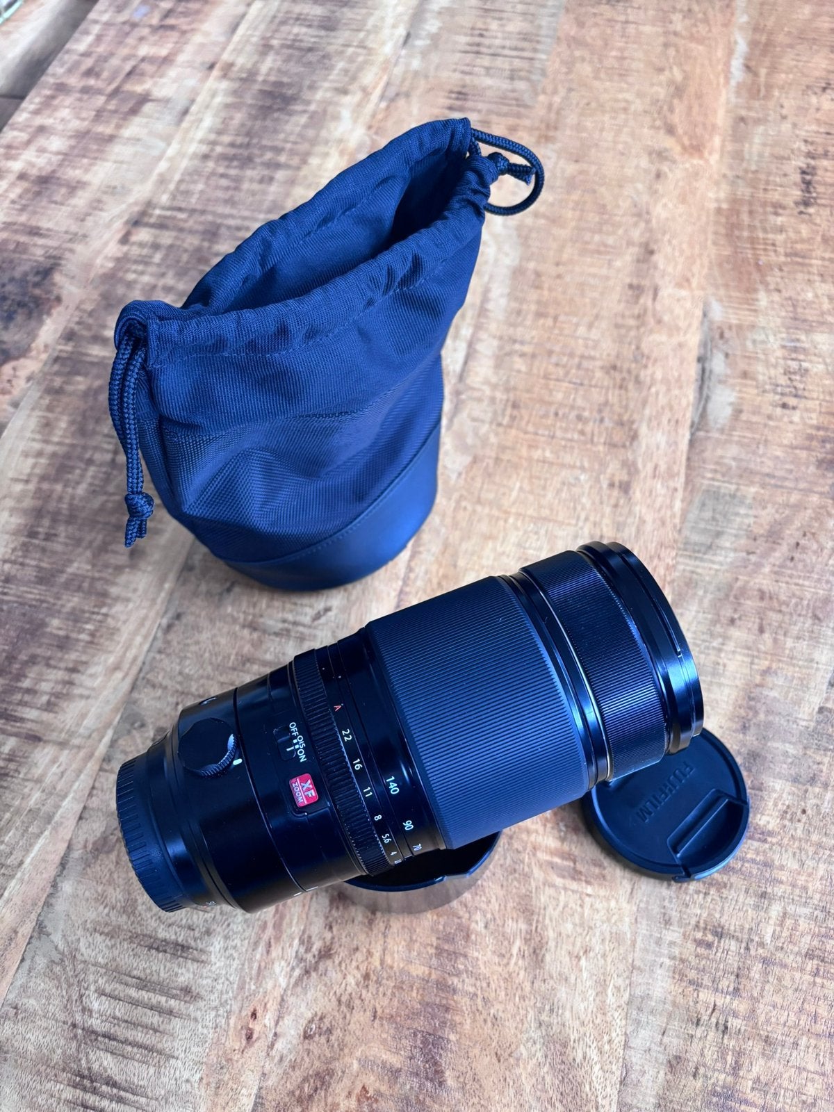 Fujinon XF 50-140 F/2.8 R LM OIS WR, Ophalen of Verzenden, Gebruikt, Telelens