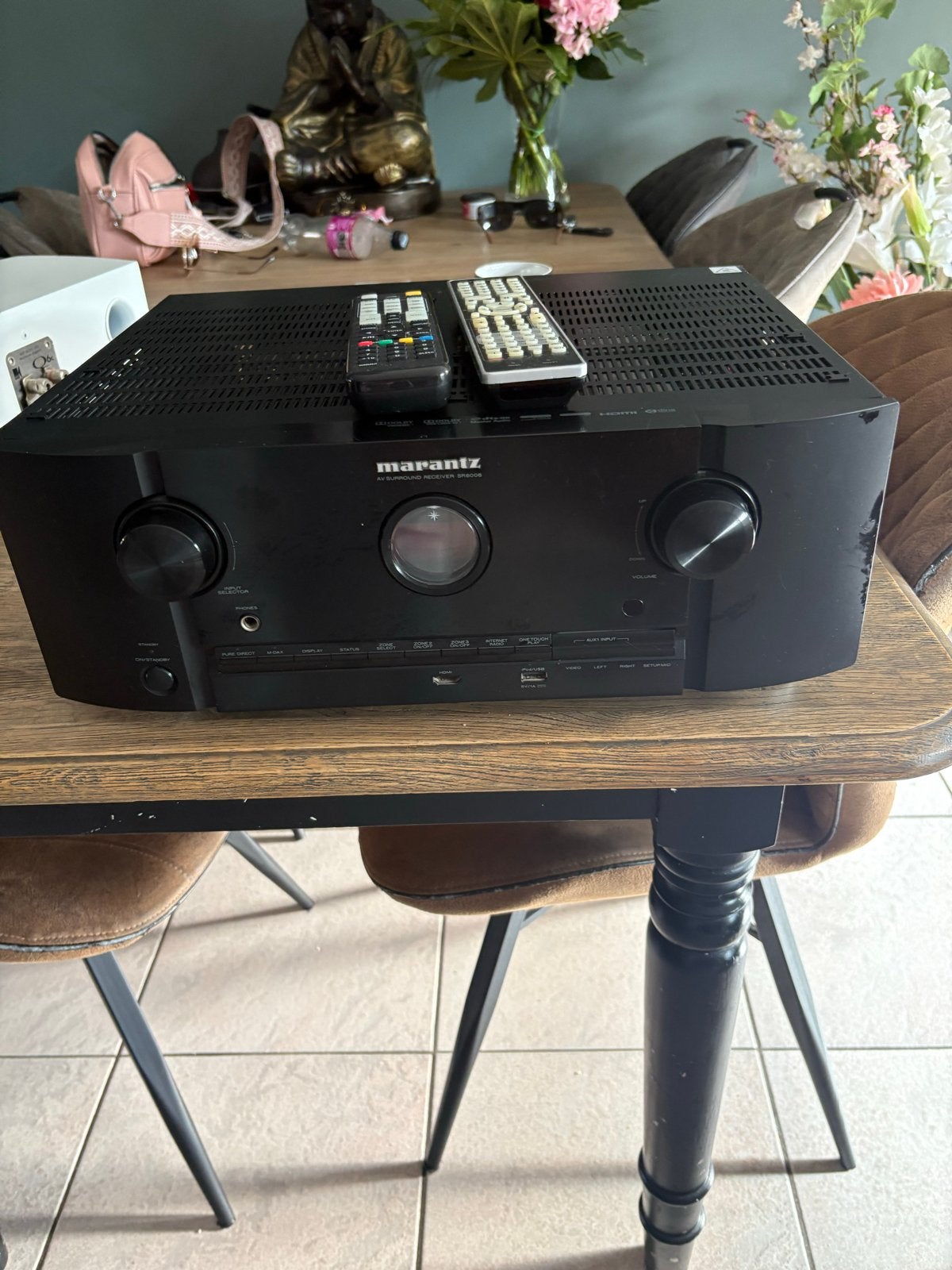 Marantz SR6006 AV-receiver met afstandsbedieningen, Gebruikt, 60 tot 120 watt, Ophalen, Marantz