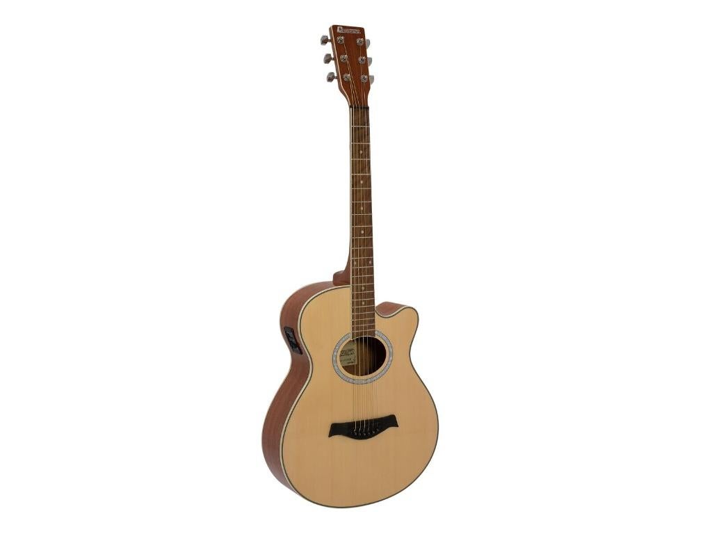 DIMAVERY AW-400 Western Guitar nature, ., Nieuw, Ophalen of Verzenden, Akoestische gitaar