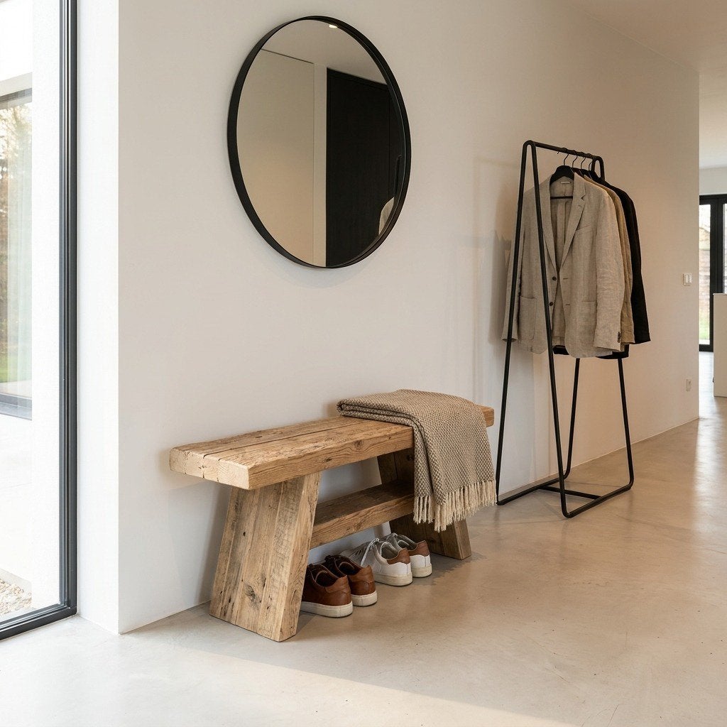 Oldwood bankjes, tv meubels, side tables, nieuw gemaakt !!!, Ophalen, Nieuw, Grenenhout, 25 tot 50 cm
