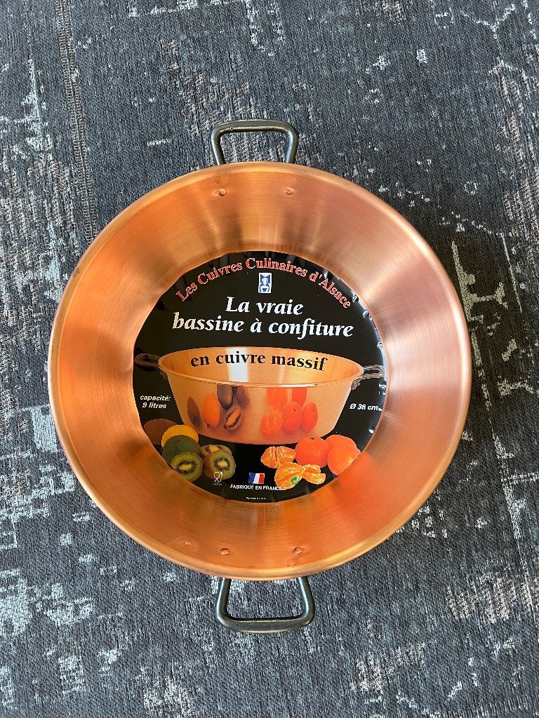 Nieuwe Baumalu Koperen Bassine - 38cm, Koper, Overige typen, Nieuw, Ophalen of Verzenden