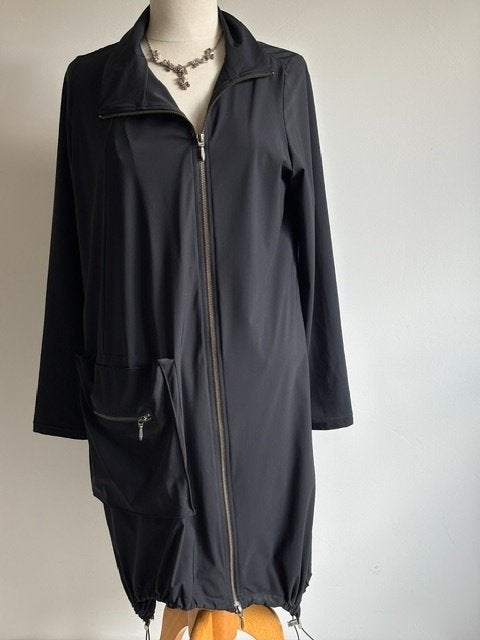 Elsewhere lang vest nieuw travelstof maat M, Kleding | Dames, Maat 38/40 (M), Elsewhere, Zwart, Nieuw