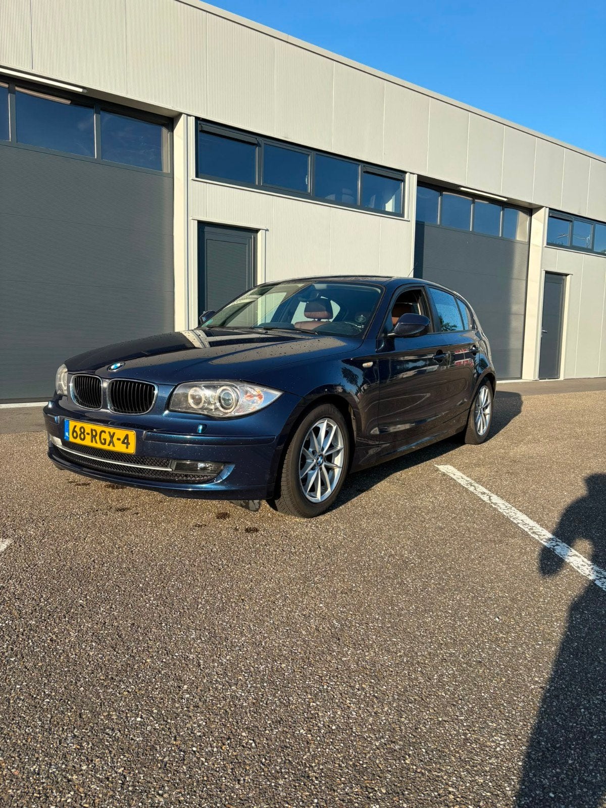 BMW 1 serie, nette betrouwbare auto, Auto's, BMW, 1-Serie, Achterwielaandrijving, Blauw, Leder