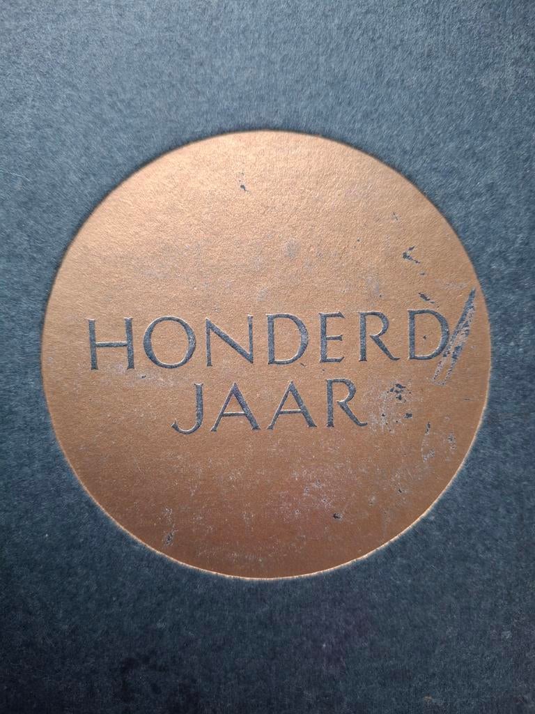Honderd jaar van Houten chocolade en cacao Weesp hoogovens, Gelezen, 19e eeuw, Gerh. van Dijk, Ophalen of Verzenden