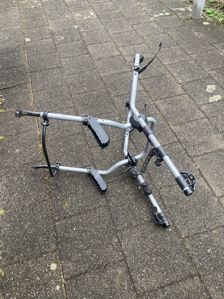 Thule ClipOn 9104 achterklep fietsendrager auto, Auto diversen, Fietsendragers, Gebruikt, Achterklepdrager, 3 fietsen of meer